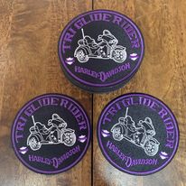Tri Glide Rider - Harley Iron On Patch