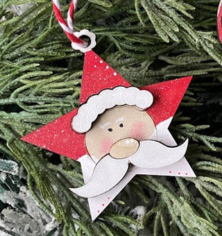 Christmas Paint Kits, Santa Ornament, Christmas gift, stocking stuffers, crafts for kids, wood ornaments, holiday gifts, DIY Paint Kits for kids and families