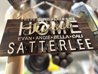 Custom Key Hook, House warming gift, wedding gift, custom name gift, custom key hook, home decor, engagement gift, Key Holder, name gift