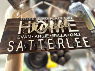Custom Key Hook, House warming gift, wedding gift, custom name gift, custom key hook, home decor, engagement gift, Key Holder, name gift