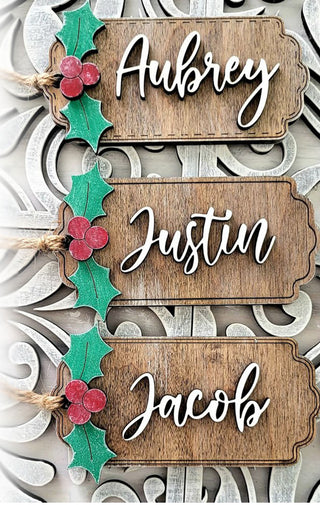 Christmas Stocking Tag, Stocking Tag, Personalized Stocking Tags, Personalized Christmas Decor